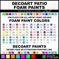 Decoart Patio Paint Color Chart