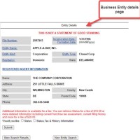 Delaware Corporate Charter Number Lookup