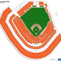 Detailed Seating Chart Oracle Park