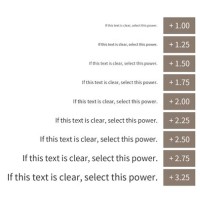 Diopter Chart For Reading Gles