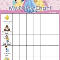 Disney Princess Potty Training Chart