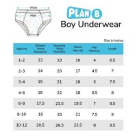 Disney Underwear Size Chart