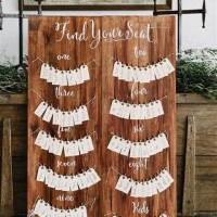 Diy Wooden Wedding Seating Chart