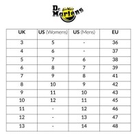 Doc Marten Size Chart Cm