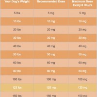 Dog Benadryl Dosage Chart How Often