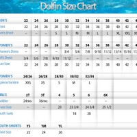 Dolfin Swimsuit Size Conversion Chart