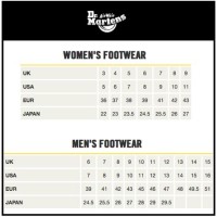 Dr Martens Size Chart Cm