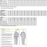 Dress Shirt Size Chart Apt 9