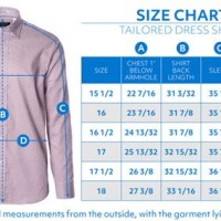 Dress Shirt Size Chart