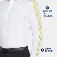 Dress Shirt Sleeve Length Chart