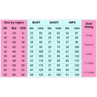 Dress Sizes Chart Uk