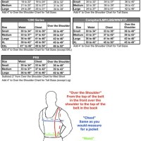 Dress Vest Size Chart