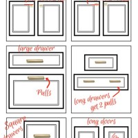 Dresser Drawer Pull Size Chart