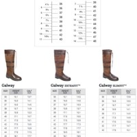 Dubarry Boot Size Chart