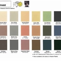 Dulux Trade Weathershield Colour Chart