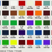 Duplicolor Perfect Match Paint Chart