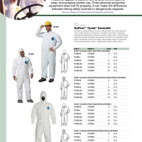 Dupont Coverall Size Chart