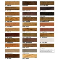 Duraseal Quick Coat Color Chart