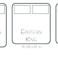 Eastern King Bed Size Chart