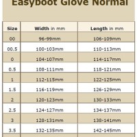 Easy Boot Gloves Size Chart