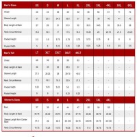 Ed Dress Shirt Size Chart