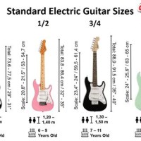 Electric Guitar Size Chart In Inches