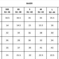 Elizabeth And James Blazer Size Chart