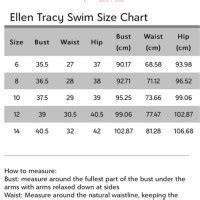 Ellen Tracy Swimsuit Size Chart