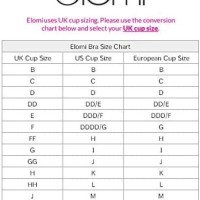 Elomi Nursing Bra Size Chart