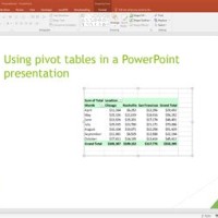 Embed Pivot Chart In Powerpoint 2016