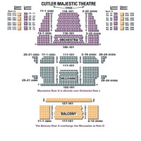 Emerson Cutler Majestic Theatre Seating Chart