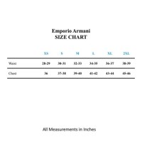 Emporio Armani Ring Size Chart