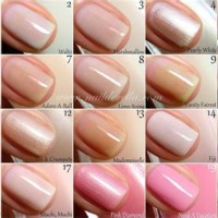 Essie Nail Polish Colour Chart