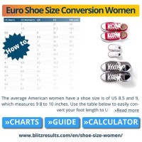 Euro And Us Shoe Size Chart