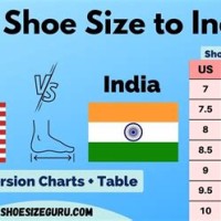 Euro India Shoe Size Chart