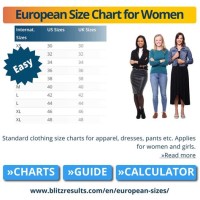 Euro Us Size Chart Clothing