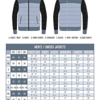 European Coat Size Conversion Chart