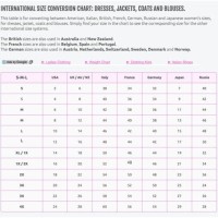 European Pant Size Conversion Chart H M