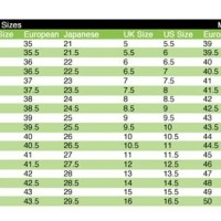 European Uk Shoe Size Conversion Chart