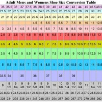 European Us Shoe Size Chart