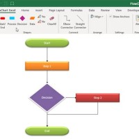 Excel 2016 Flowchart Template