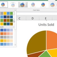 Excel Change Pie Chart Colour Scheme