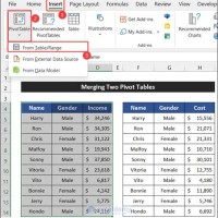 Excel Chart Based On 2 Pivot Tables