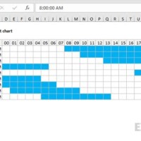 Excel Time Gantt Chart