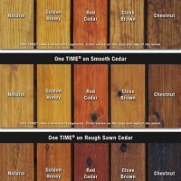 Exterior Wood Stain Color Chart