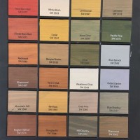 Exterior Wood Stain Colours Chart