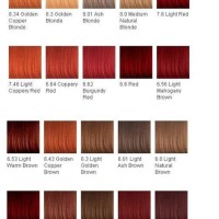 Fair Skin Shades Of Red Hair Color Chart