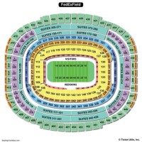 Fedex Field Interactive Seating Chart