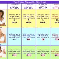 Feeding Bra Size Chart