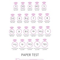 Female Ring Size Chart Us